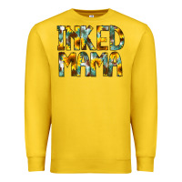 Lemon Inked Mama Flowers Premium Sweatshirt - CowCowDesign