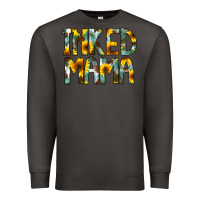 Smoke Inked Mama Flowers Premium Sweatshirt - CowCowDesign