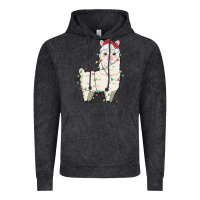 Vintage Black christmas llama Vintage Hoodie - MaliasSmallBusiness