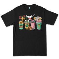 Black faith coffee cups Premium Tee - NancyCooperArtShop
