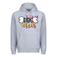 Heather Grey Easter Dog Mom Easter Day Premium Hoodie - CowGirlArtShop