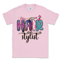Bubblegum Pink hair stylist Classic Tee - MaliasSmallBusiness