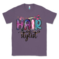 Lavender hair stylist Classic Tee - MaliasSmallBusiness