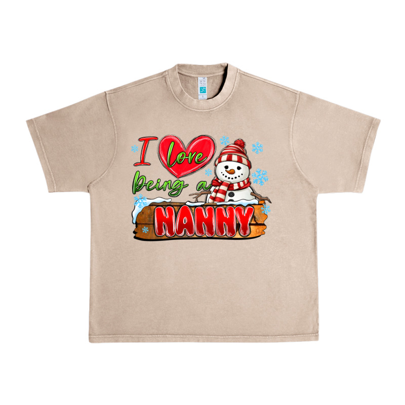 I Love Being A Nanny Urban Heavy Tee by MaliasSmallBusiness | Teevron