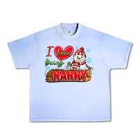 Grape Ice i love being a nanny Urban Heavy Tee - MaliasSmallBusiness