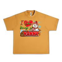 Peanut Butter i love being a nanny Urban Heavy Tee - MaliasSmallBusiness