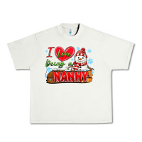 Pistachio i love being a nanny Urban Heavy Tee - MaliasSmallBusiness