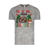 Cloud Rock Christmas movie junkie Vintage Tee - MaliasSmallBusiness