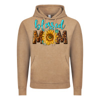 Vintage Coffee blessed mom with sunflower Vintage Hoodie - NancyCooperArtShop