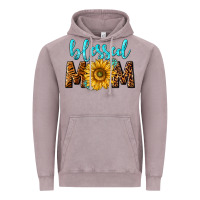 Vintage Zinc blessed mom with sunflower Vintage Hoodie - NancyCooperArtShop