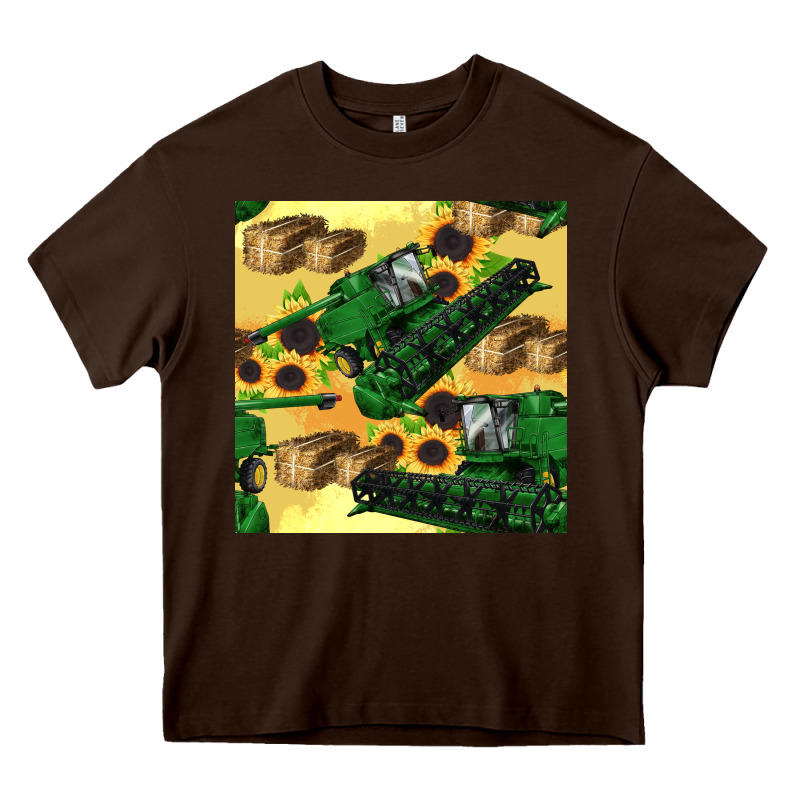 Harvester Seamless Pattern Heavy Core Tee by BundleAndBundleShop | Teevron