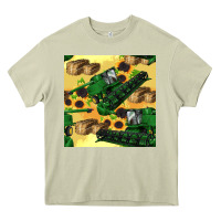 Mossy harvester seamless pattern Heavy Core Tee - BundleAndBundleShop