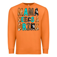 Carrot Mama Needs a Drink Premium Sweatshirt - CowCowDesign