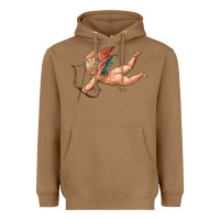 Toasted Coconut cupid olivia Heavyweight Hoodie - OliviaCreatesArt