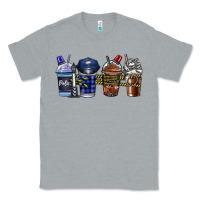 Heather Grey Police Coffee Classic Tee - CowhideDigitalArt