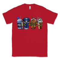 Red Police Coffee Classic Tee - CowhideDigitalArt