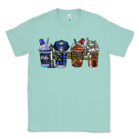 Seafoam Police Coffee Classic Tee - CowhideDigitalArt