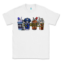 White Police Coffee Classic Tee - CowhideDigitalArt