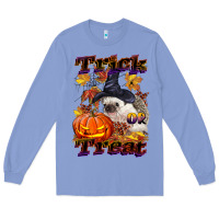 Colony Blue Halloween Hedgehog Trick Or Treat Long Sleeve Tee - LillyAllenDesigns