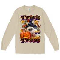 Mushroom Halloween Hedgehog Trick Or Treat Long Sleeve Tee - LillyAllenDesigns