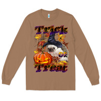 Toasted Coconut Halloween Hedgehog Trick Or Treat Long Sleeve Tee - LillyAllenDesigns