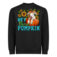 Black hey there pumpkin lamb Heavyweight Sweatshirt - Jasminsmagicworld