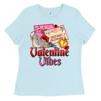 Baby Blue valentine vibes Ladies Tee - AdoDesignShop