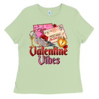 Matcha valentine vibes Ladies Tee - AdoDesignShop
