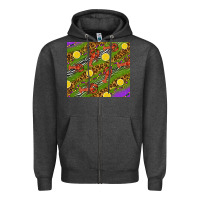 Charcoal Heather Mardi Gras Crabs and lemons tumbler Zipper Hoodie - HowdyJamesFarm