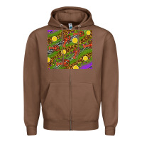 Chestnut Mardi Gras Crabs and lemons tumbler Zipper Hoodie - HowdyJamesFarm