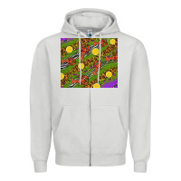 Dove Grey Mardi Gras Crabs and lemons tumbler Zipper Hoodie - HowdyJamesFarm