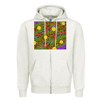 Oatmeal Heather Mardi Gras Crabs and lemons tumbler Zipper Hoodie - HowdyJamesFarm