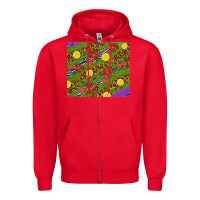 Red Mardi Gras Crabs and lemons tumbler Zipper Hoodie - HowdyJamesFarm