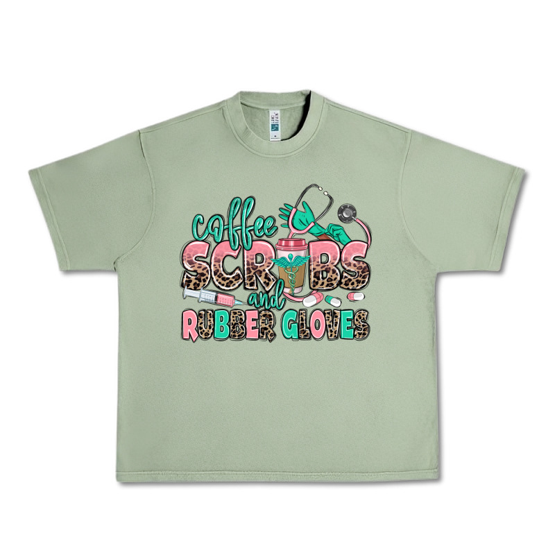 Coffee Scrubs And Rubber Gloves Urban Heavy Tee by MaliasSmallBusiness | Teevron