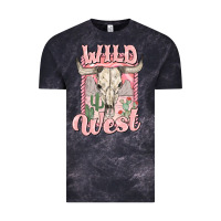 Cloud Black wild west Vintage Tee - MaliasSmallBusiness