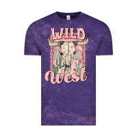 Cloud Purple wild west Vintage Tee - MaliasSmallBusiness