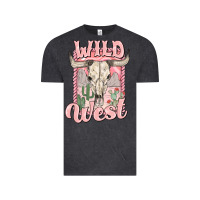 Vintage Black wild west Vintage Tee - MaliasSmallBusiness
