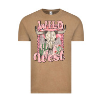 Vintage Coffee wild west Vintage Tee - MaliasSmallBusiness