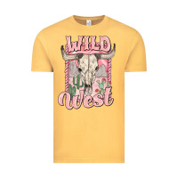 Vintage Mustard wild west Vintage Tee - MaliasSmallBusiness
