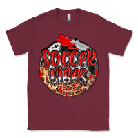 Burgundy soccer vibes Classic Tee - MaliasSmallBusiness