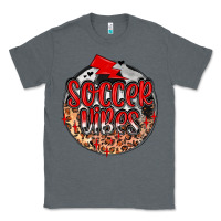 Charcoal Heather soccer vibes Classic Tee - MaliasSmallBusiness