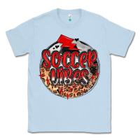 Dusty Blue soccer vibes Classic Tee - MaliasSmallBusiness