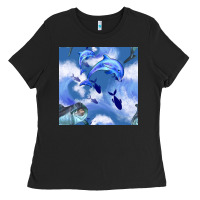 Black dolphins Ladies Tee - BundleAndBundleShop