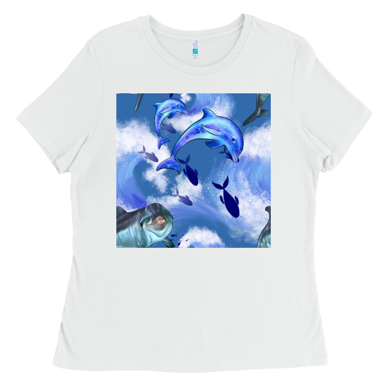 Dolphins Ladies Tee by BundleAndBundleShop | Teevron