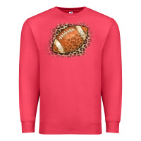 Cardinal American Football Leopard Premium Sweatshirt - CowCowDesign