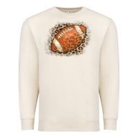 Sandshell American Football Leopard Premium Sweatshirt - CowCowDesign