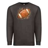 Smoke American Football Leopard Premium Sweatshirt - CowCowDesign