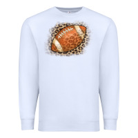 White American Football Leopard Premium Sweatshirt - CowCowDesign