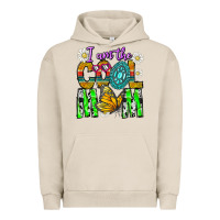 Pigment French Oak I'm The Cool Mom Urban Hoodie - CowhideDigitalArt