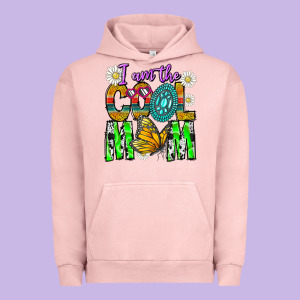 I'm The Cool Mom Urban Hoodie Designed By Cowhidedigitalart